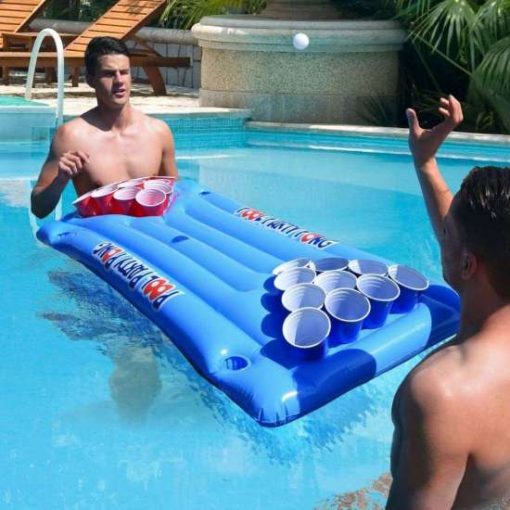 oppustelig beer pong pool