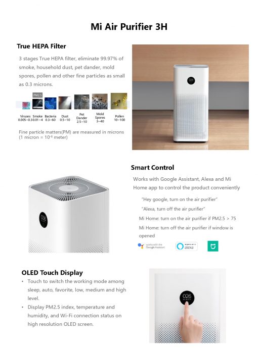 Xiaomi Mi Air Purifier 3H