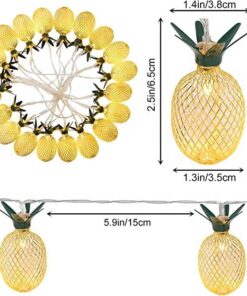 Ananas lyskæde batteridrevet specifikationer