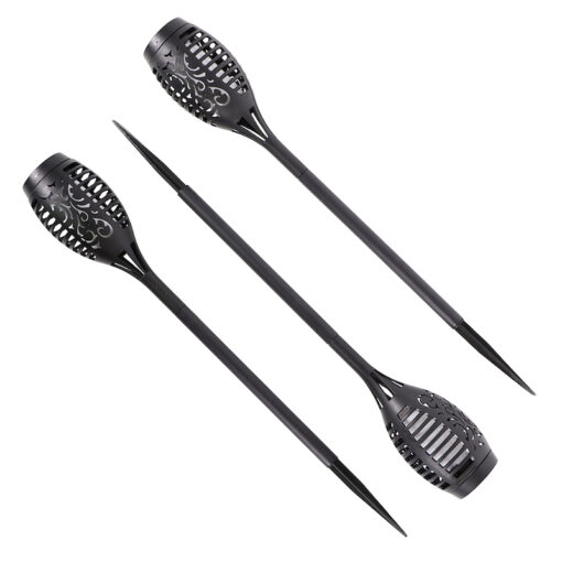 Solcelle LED Fakkel (3 pak)