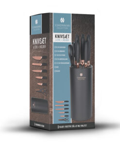 Knivsæt Roseguld emballage