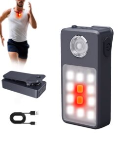 Clip-on LED Lygte Genopladelig 3-i-1