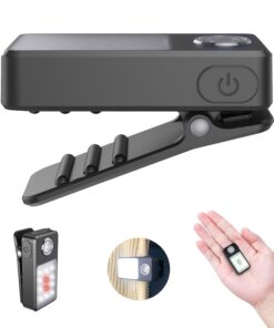 Clip-on LED Lygte Genopladelig 3-i-1