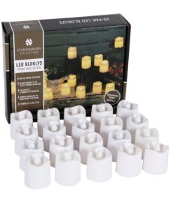 Små LED bloklys 20 stk
