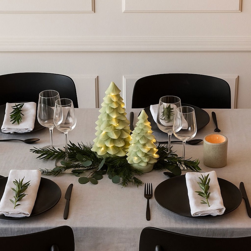 LED juletræer 2 LED juletræer