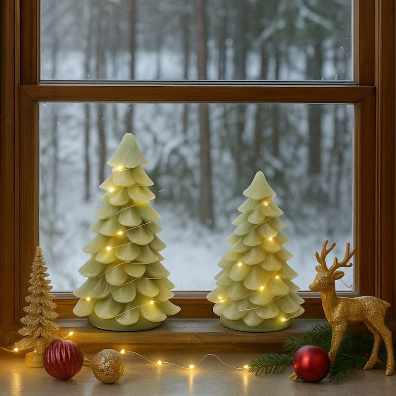 LED juletræer 4 LED juletræer