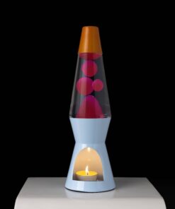 Lavalampe Stearinlys Lyseblå/Pink