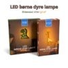 LED Børne Dyre Lampe emballage