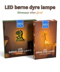 LED Børne Dyre Lampe emballage