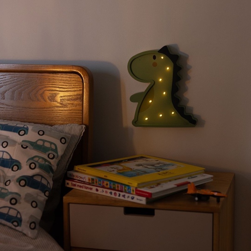 LED Børne Dyre Lampe dinosaur 2 LED Børne Dyre Lampe dinosaur