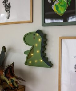 LED børne dyre lampe dinosaur
