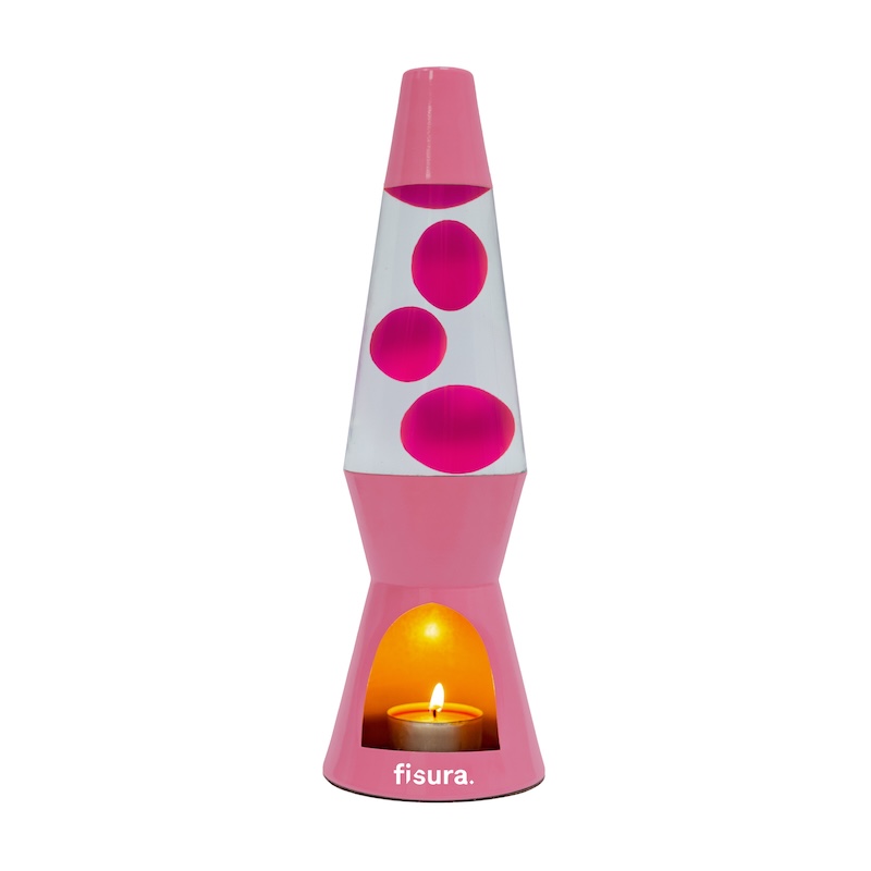 Lavalampe Fyrfadslys Pink 2 Lavalampe Fyrfadslys Pink